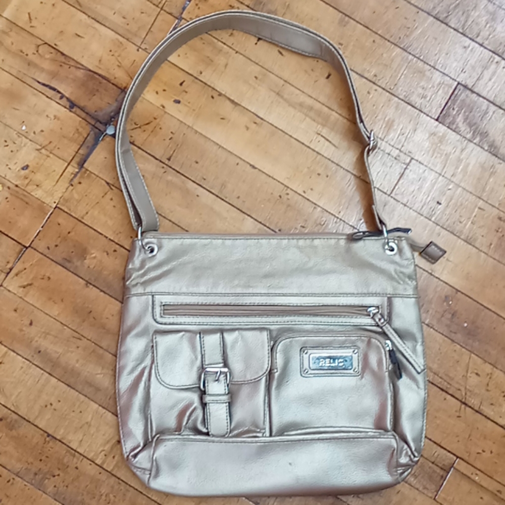 Relic Gold Crossbody Bag